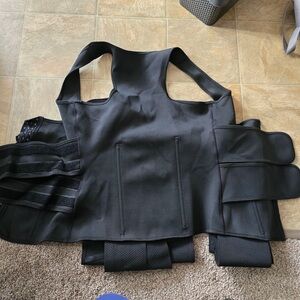 Women’s Waist Trainer Sweat Vest Black XL Workout Sauna Shaper